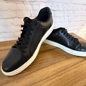 Cole Haan Black Leather Grand Series Sneakers